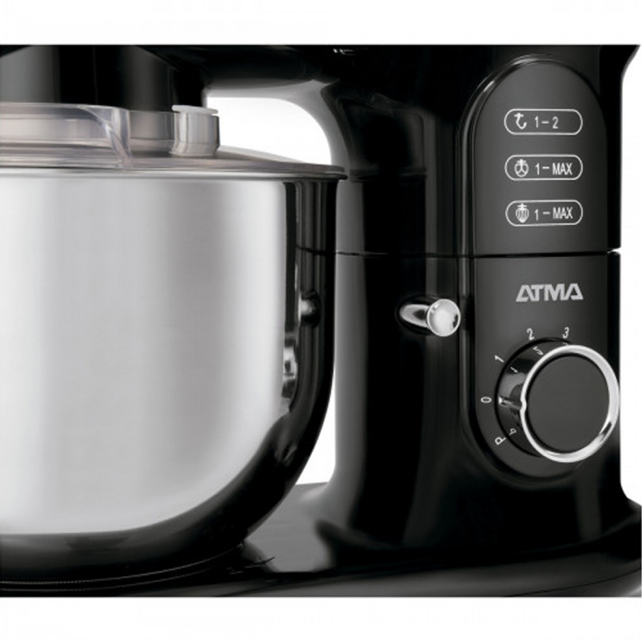 Imagen Batidora Planetaria Atma Bp24b0ap 4,8 Lts 800w Negra