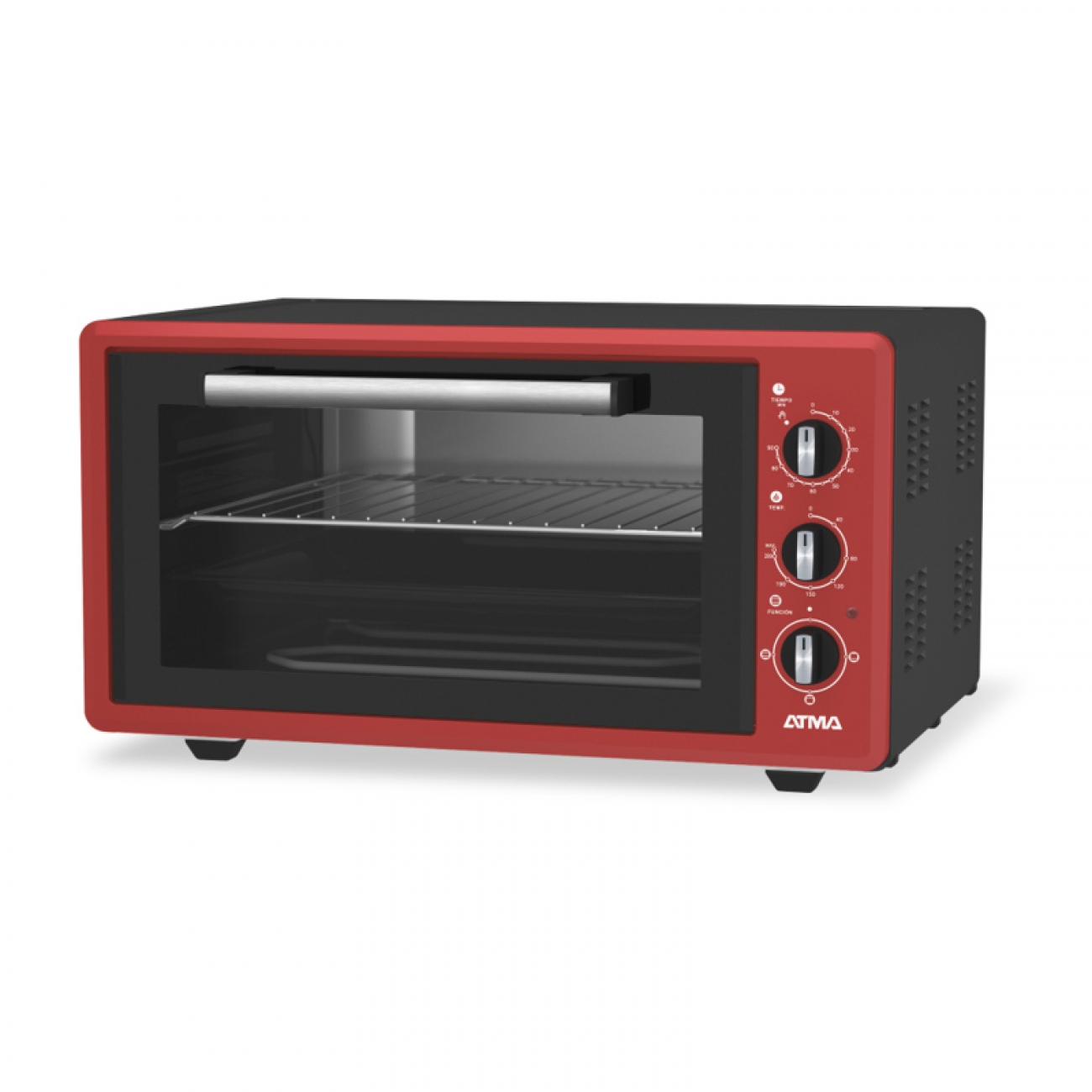 Imagen Horno Electrico Atma Hgar4523pi Grill 45l Rojo