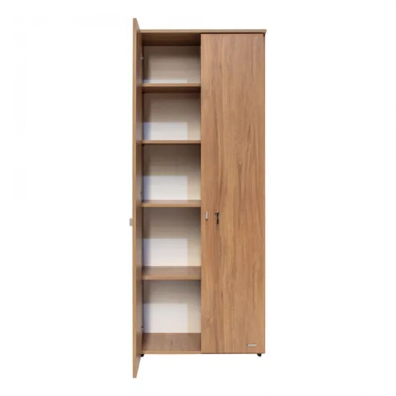 Imagen Biblioteca Platinum 529 2 Puertas Altas Con Cerradura Acacia