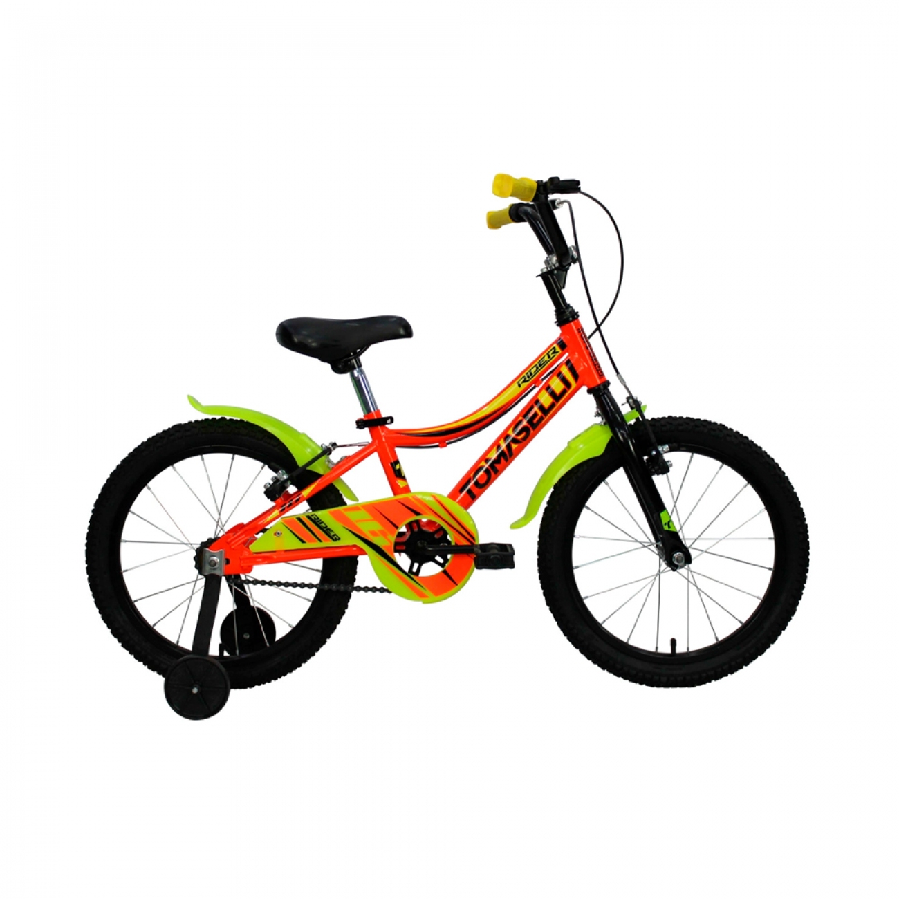 Imagen Bicicleta Para Ni&ntilde;o Tomaselli Rider R16 Naranja/amarillo