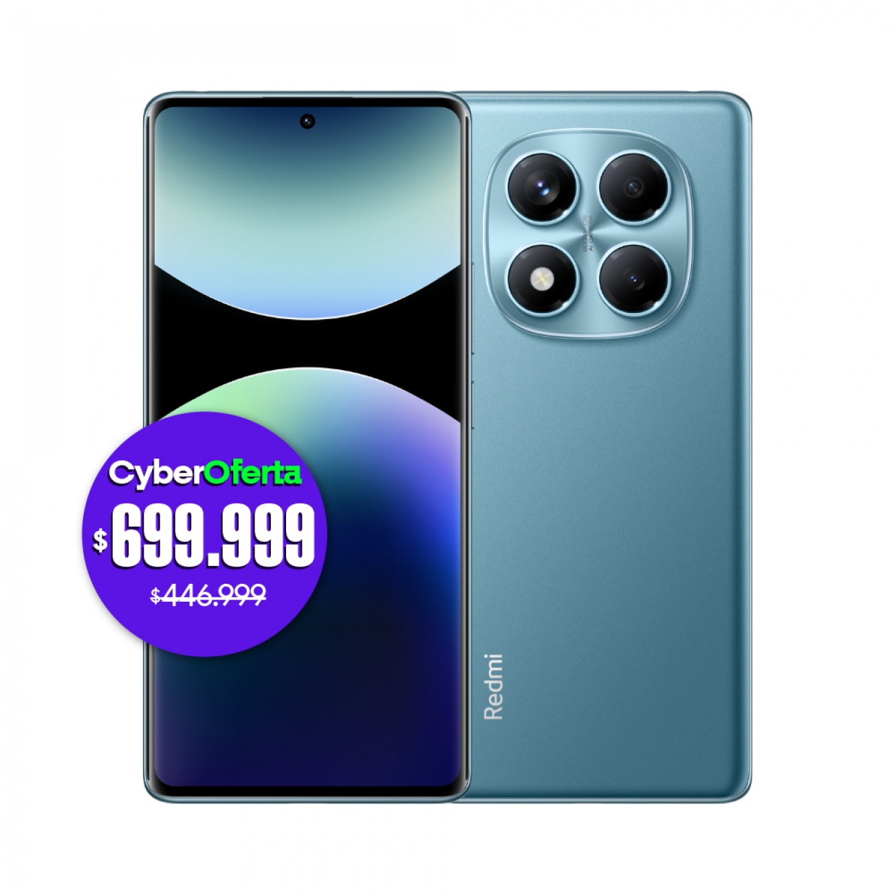 Imagen Celular Xiaomi Redmi Note 14 Pro 6.67" 8gb/256gb Ocean Blue