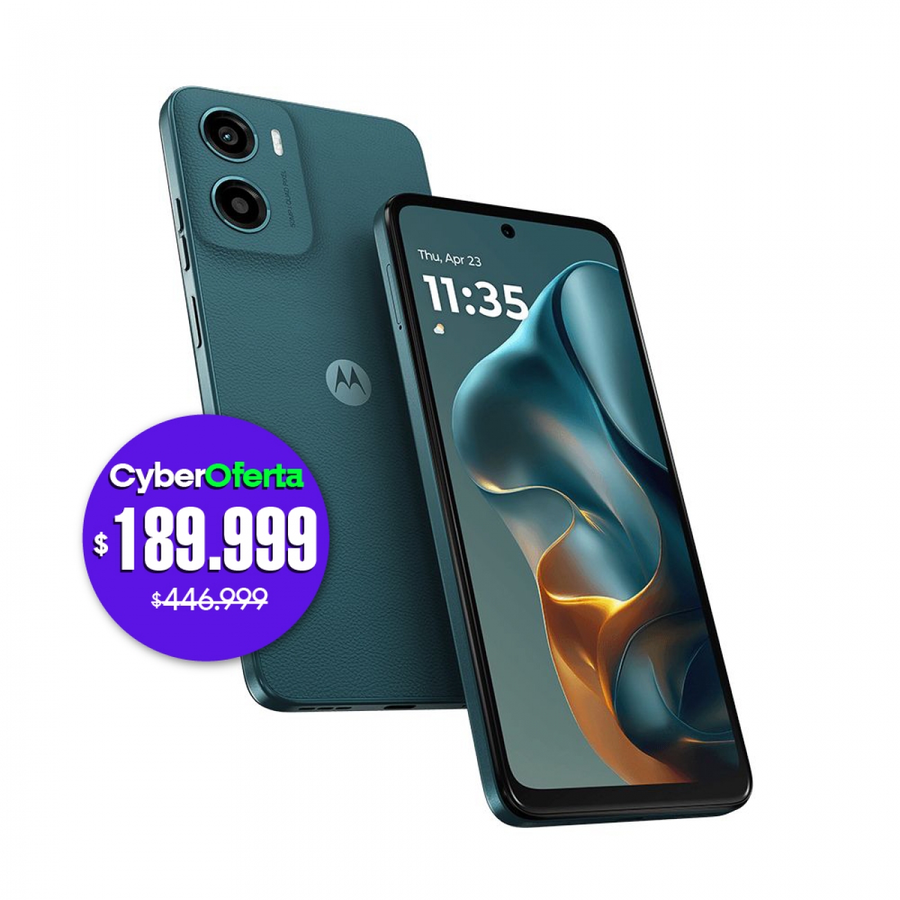 Imagen Celular Motorola G05 6.7" 4gb/64gb Forest Green