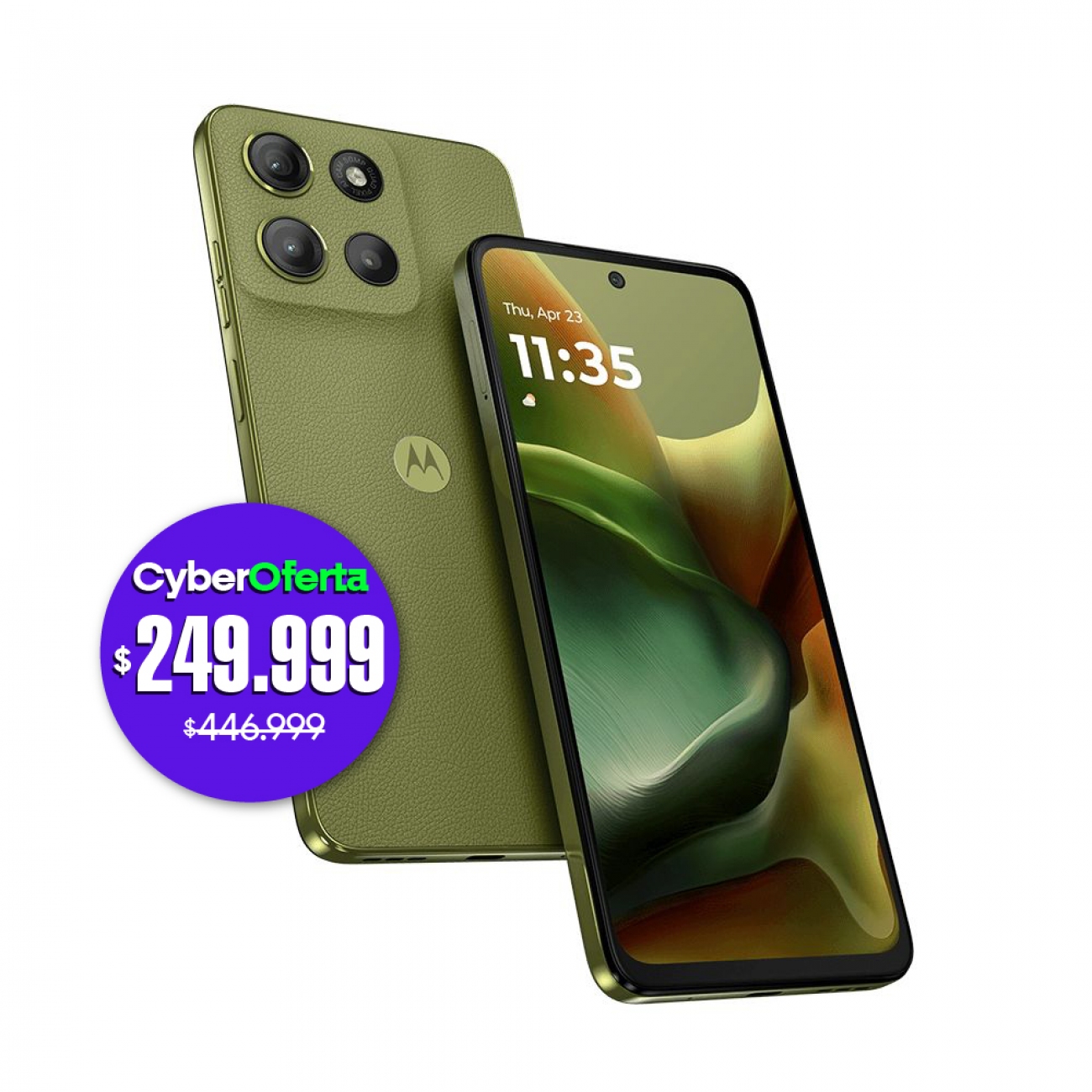Imagen Celular Motorola G15 6.7" 4gb/128gb Forest Green