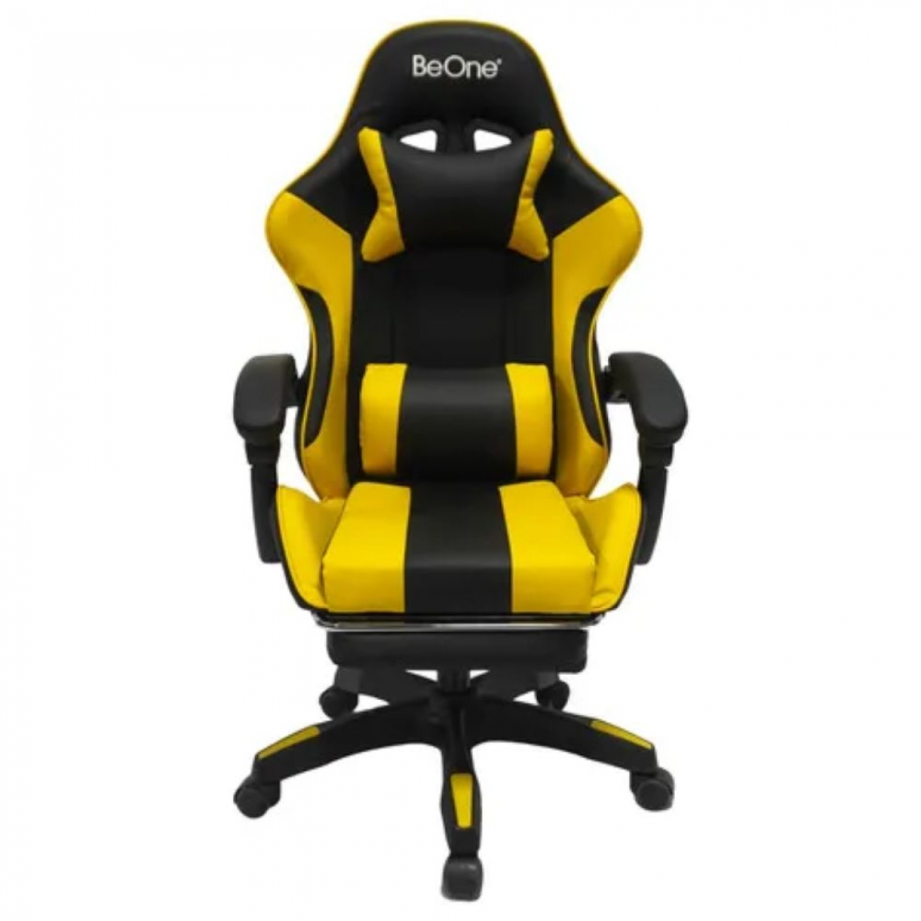 Imagen Silla Gamer Be One Gcshkyi Apoyabrazos Negro/amarillo
