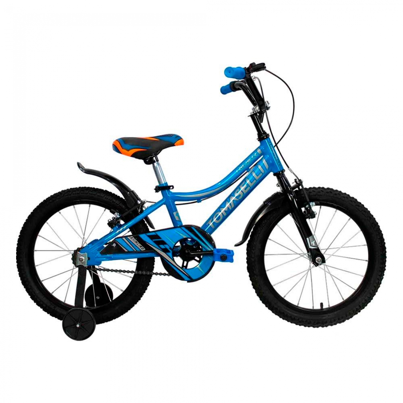Imagen Bicicleta Para Ni&ntilde;os Tomaselli Rodado 16 Azul