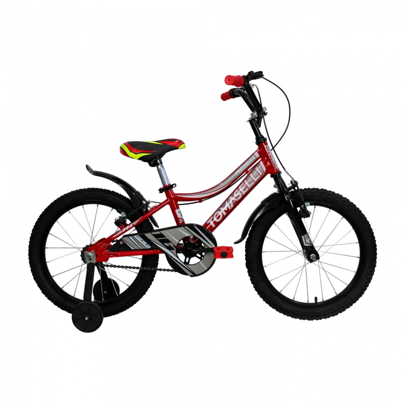 Imagen Bicicleta Para Ni&ntilde;os Tomaselli Rodado 16 Rojo
