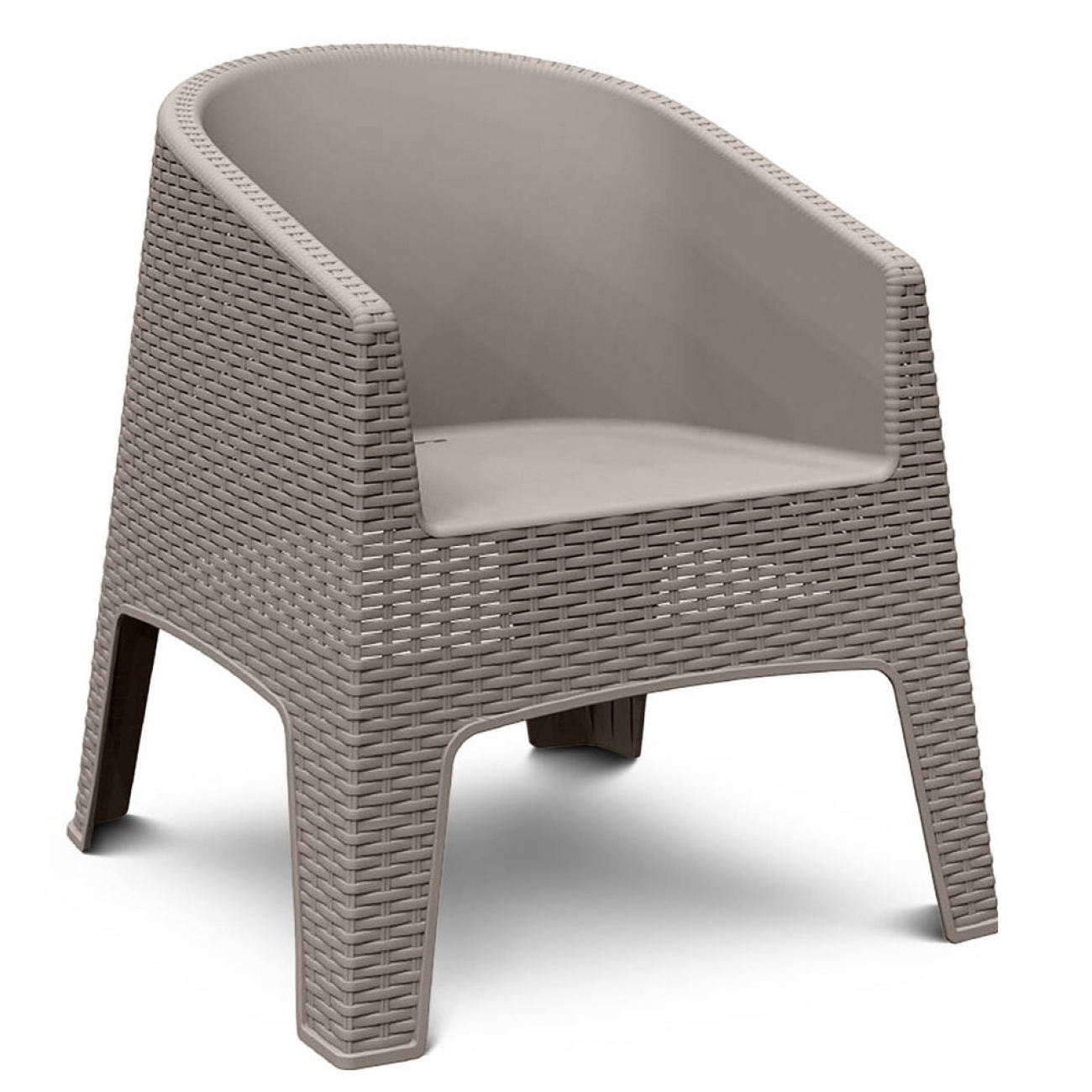 Imagen Sillon Plastico Voss 2000 Oasis Capuchino