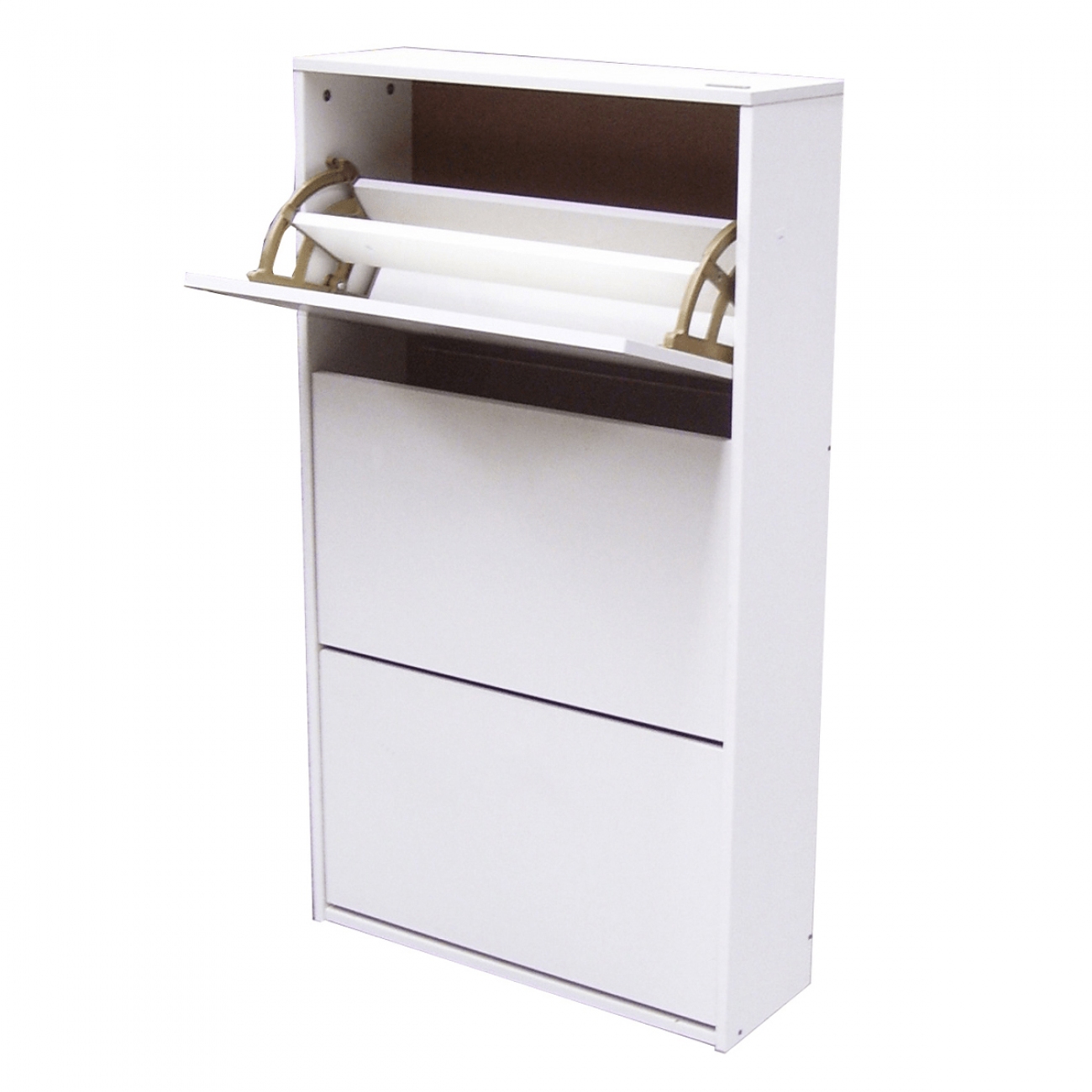 Imagen Zapatero Botinero 18 Pares Platinum Mod 930  Blanco