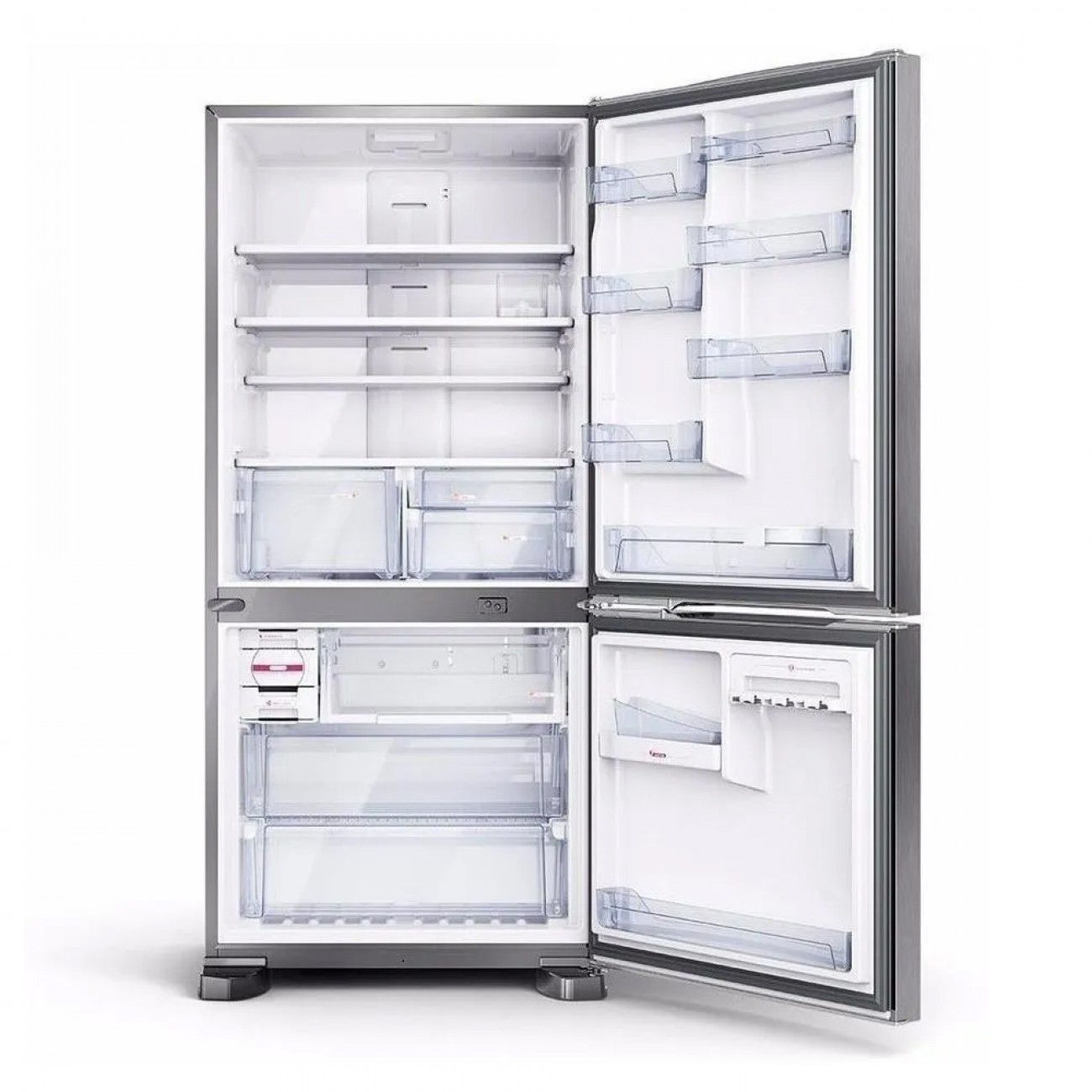 Imagen Heladera No Frost Whirlpool Wre80k2 573 Lts Freezer Inf Inox