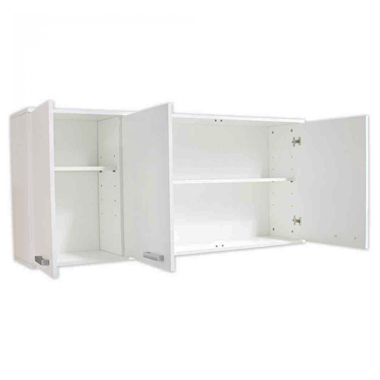 Imagen Alacena Platinum Mod 3042 1.4 Mts 3 Puertas  Blanco