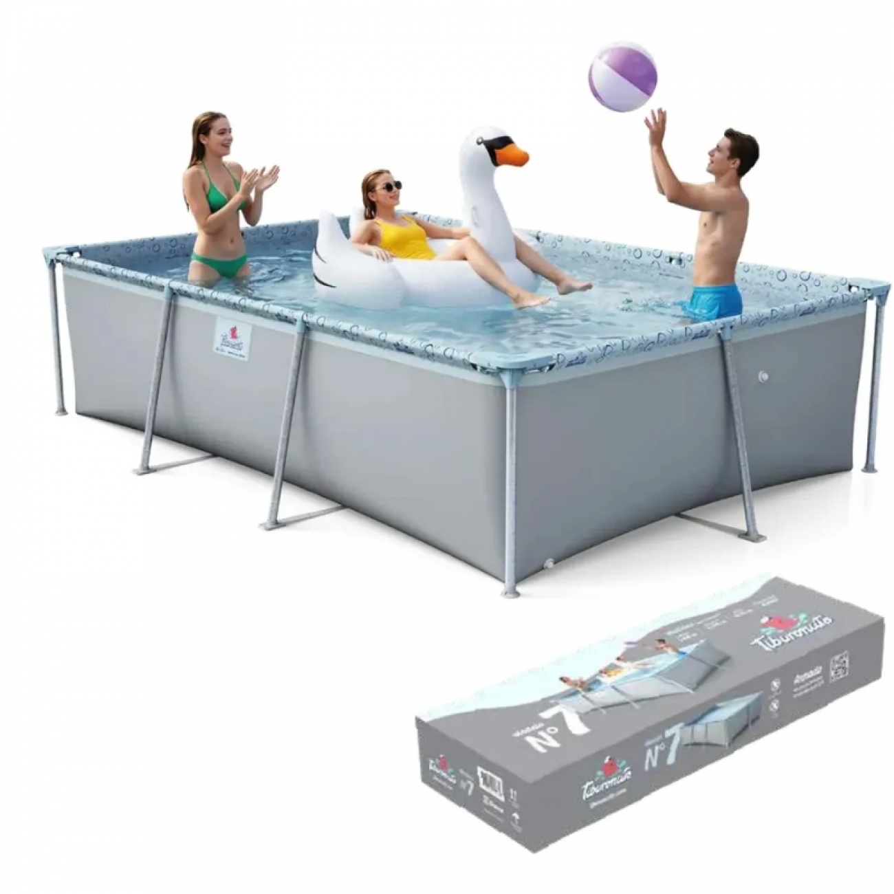 Imagen Pileta De Lona Tiburoncito N 7 4200 Lts 3&period;00 X 2&period;00 X 0&period;70 M