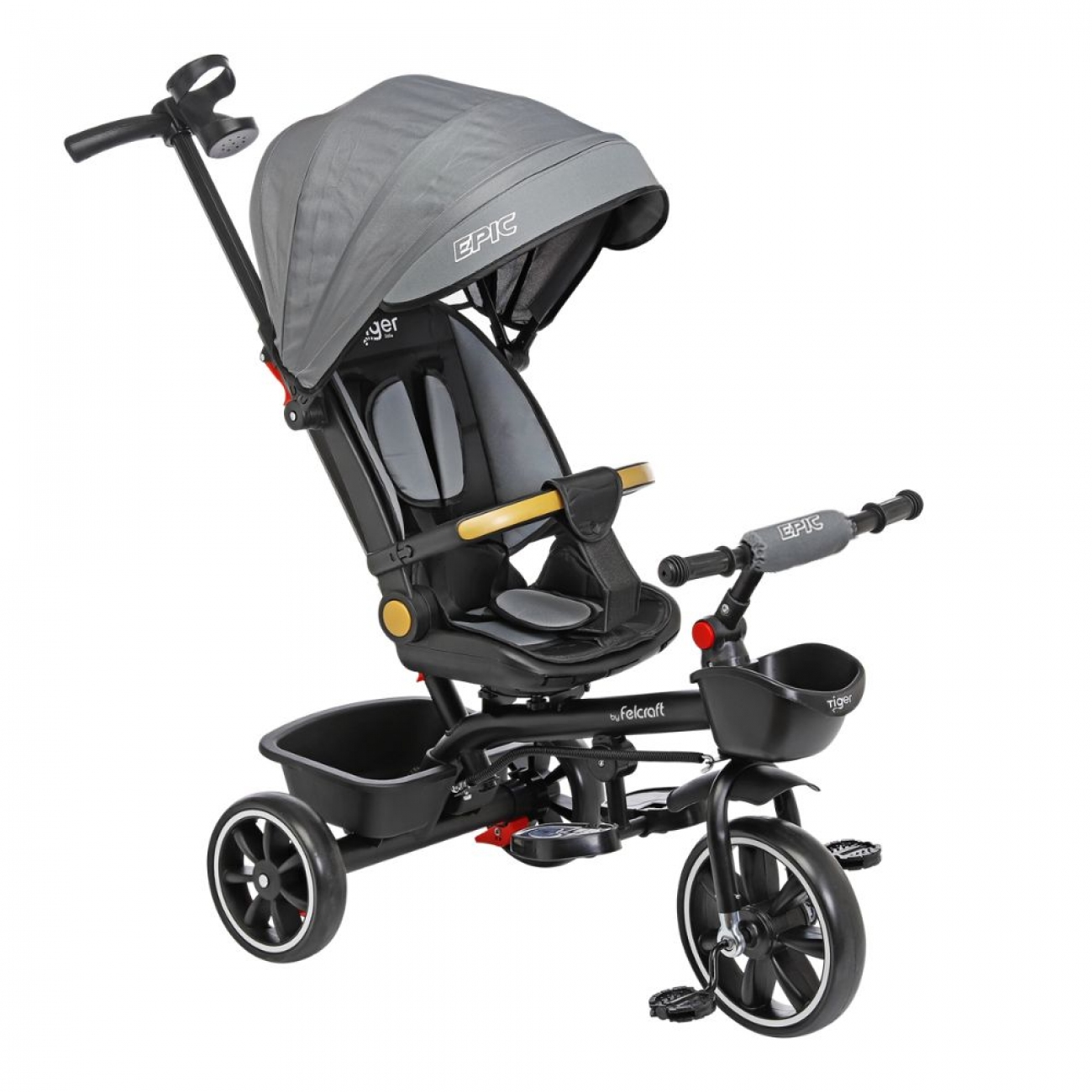 Imagen Triciclo Flecraft Hasta 25 kg 3211E Gris