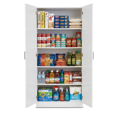 Imagen miniatura Despensero Platinum 3092 2 Puertas 5 Estantes Blanco