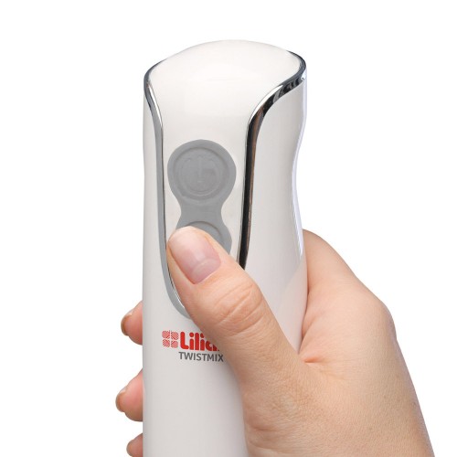 Imagen miniatura Batidora Mixer Minipimer Liliana Twistmix 450w Vaso Batidor Blanco