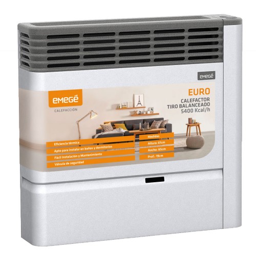Calefactor Tbu Emege Euro 2155 Sl 5400 Kcal/h Bigas