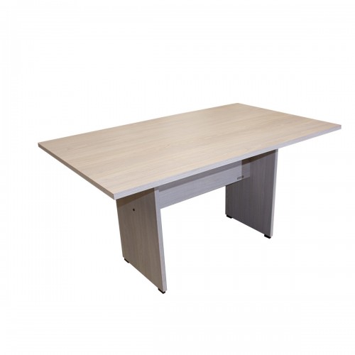Mesa De Comedor Platinum 780 Melamina 150x90 Gris Andino