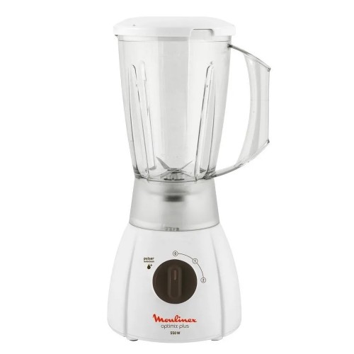 Licuadora Moulinex Lm2701ar 550w Jarra Plástica 2 L Blanca