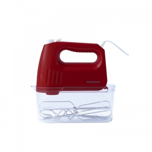 Batidora Manual Peabody Pe-hma550 300w Bowl De Apoyo Roja