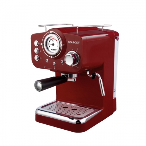 Cafetera Express Peabody Pe-ce5003 20 Bar Apto Cápsulas Roja