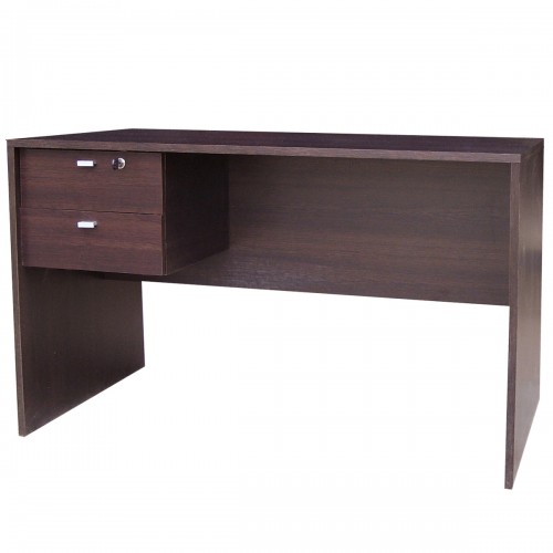 Escritorio Platinum 502 1&period;2mts 2 Cajones Con Cerradura Tabaco