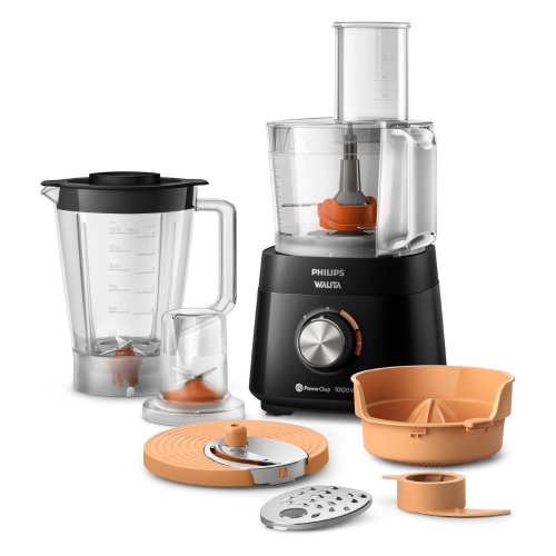 Imagen miniatura Multiprocesadora Philips Hr7304/90 1000w 2 Velocidades 1.5l