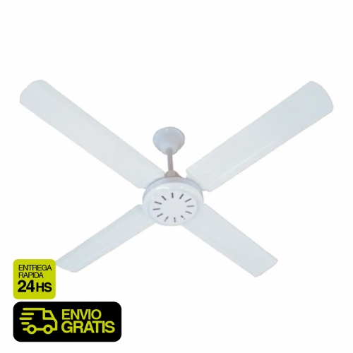 Ventilador De Techo Protalia 3001 85w Blanco