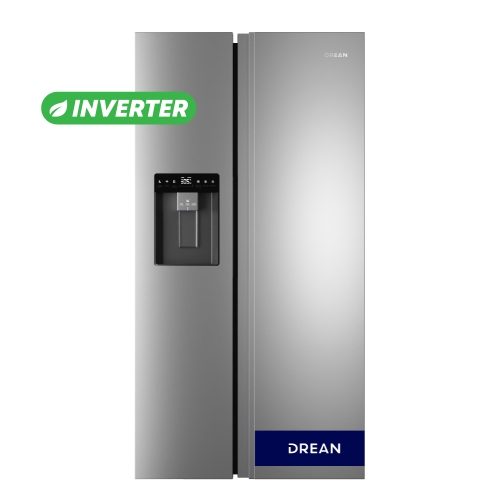 Heladera Side By Side Drean DSP610IORSS0 610L Inverter Touch