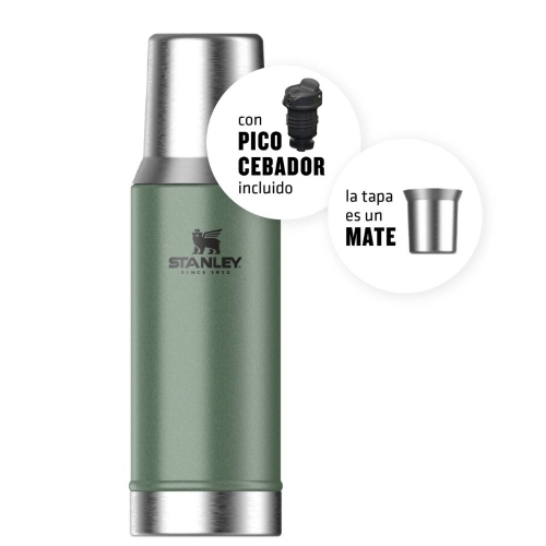 Imagen miniatura Termo Stanley 800ml Acero Inoxidable Verde