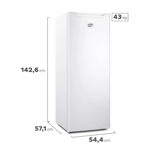Imagen miniatura Freezer Vertical Gafa GFUY16P5HVW 168 Lts