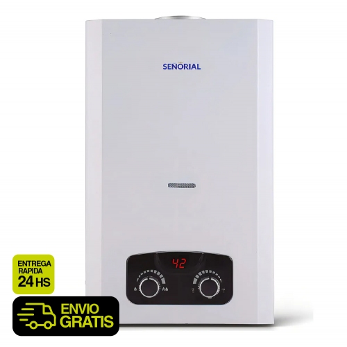 Calefon a Gas Tiro Natural Señorial 14 Lts Gas Natural