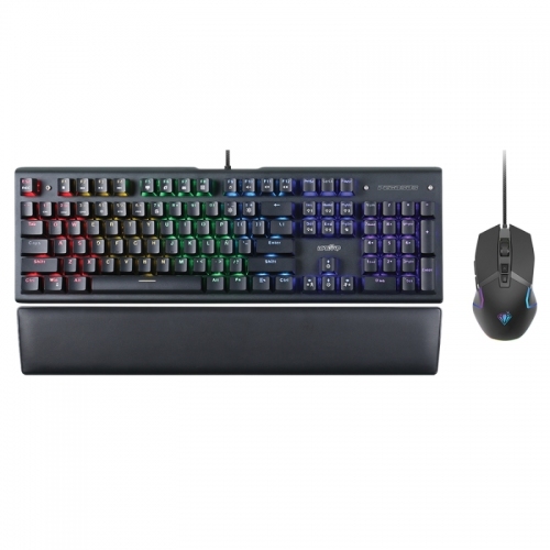 Teclado + Mouse Pegasus Level Up USB Luz LED