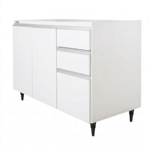 Bajo Mesada Platinum 3002-3 1&period;20M 2 Puertas Blanco