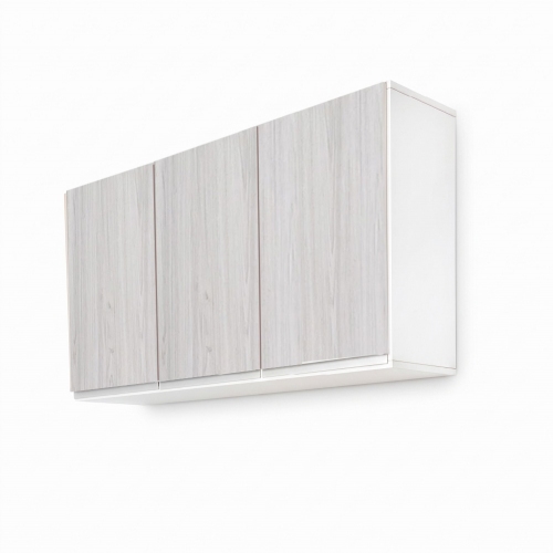 Alacena Platinum 3038-0I 1&period;20M 3 Puertas Blanco&sol;Gris Andino