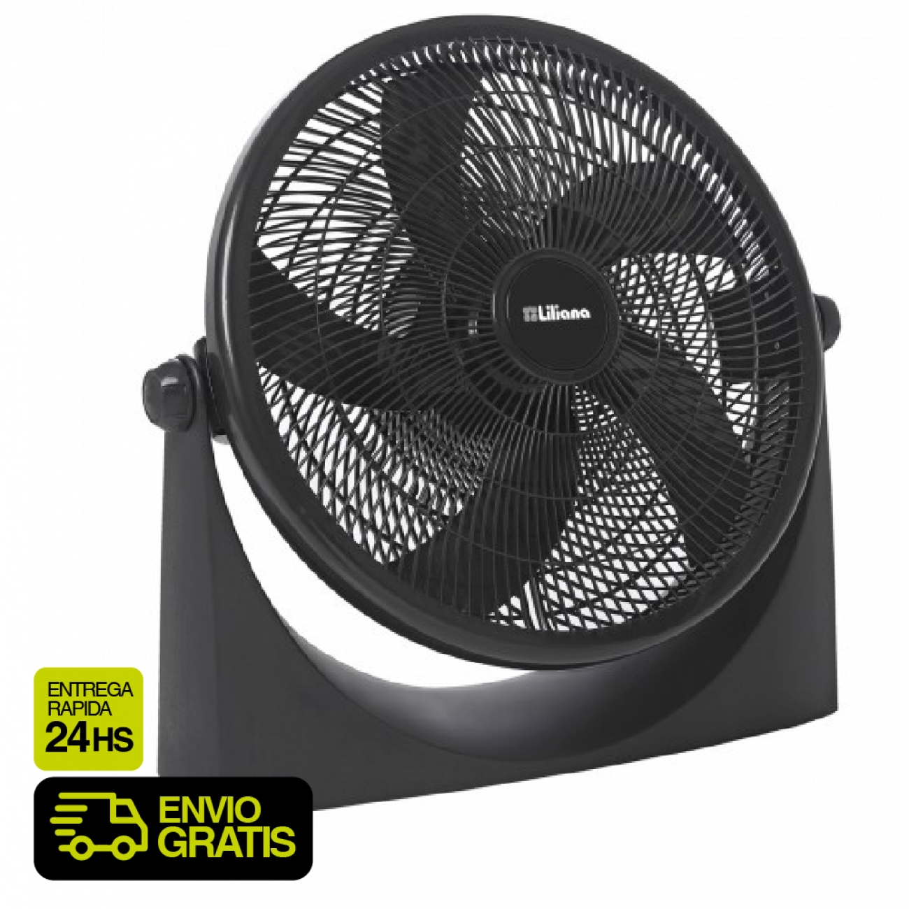Imagen Turbo Ventilador Liliana Vtf20p 20" 90w 5 Aspas Pl&aacute;sticas