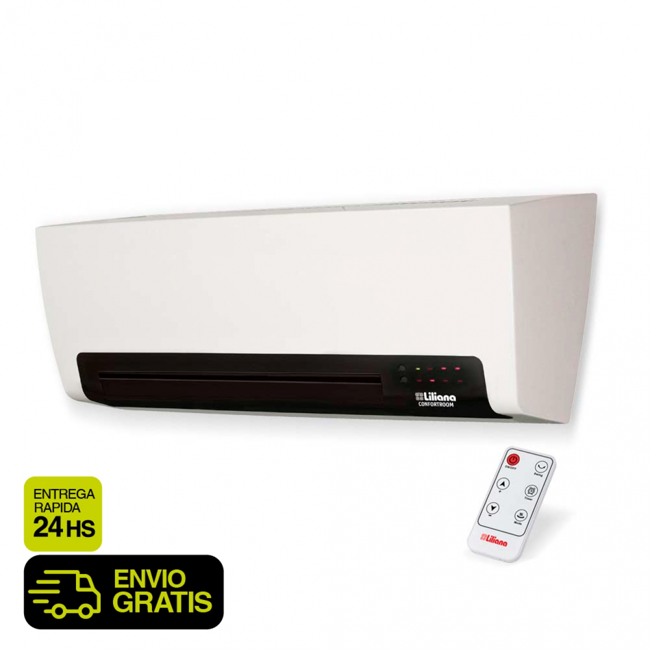 Imagen Caloventor El&eacute;ctrico Split Con Turbina Liliana Cw800 2000 W