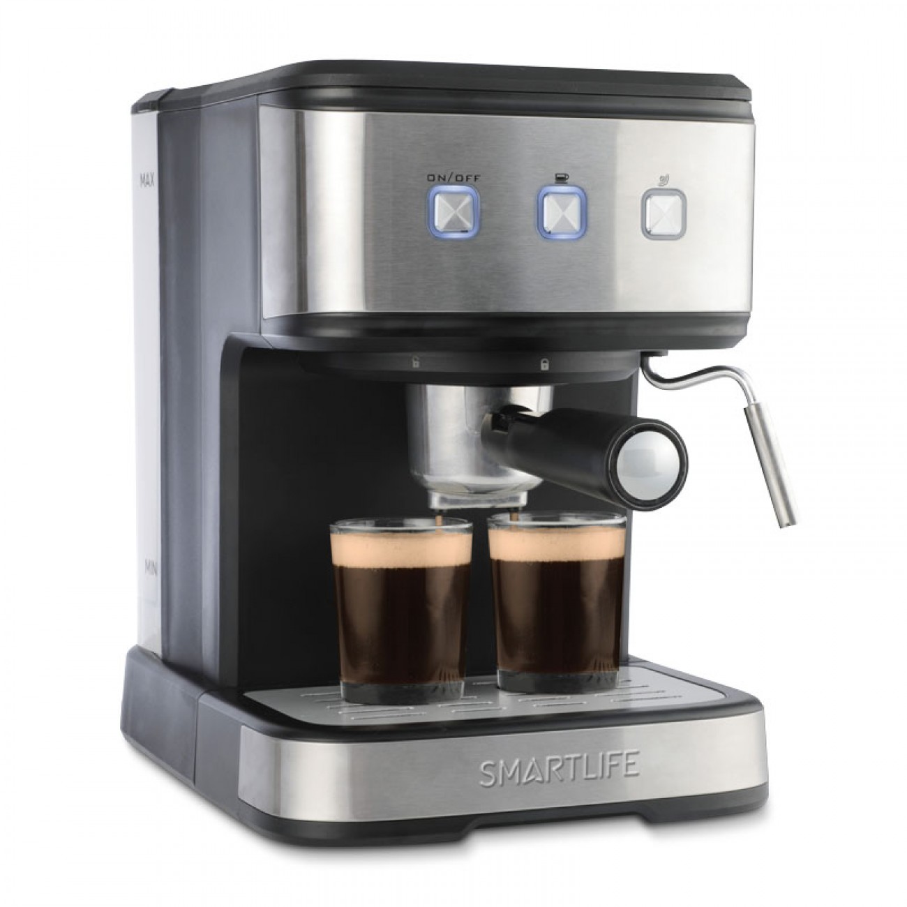 Imagen Cafetera Expreso Smartlife Sl-ec8501 Caf&eacute; Molido Y C&aacute;psulas