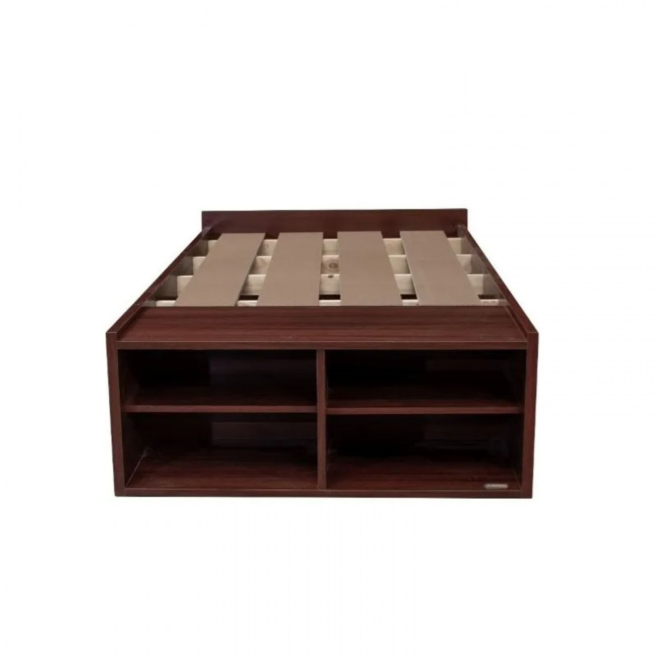 Imagen Cama 1 Plaza Platinum 952 0&period;90m Con Espacio De Guardado Cedro