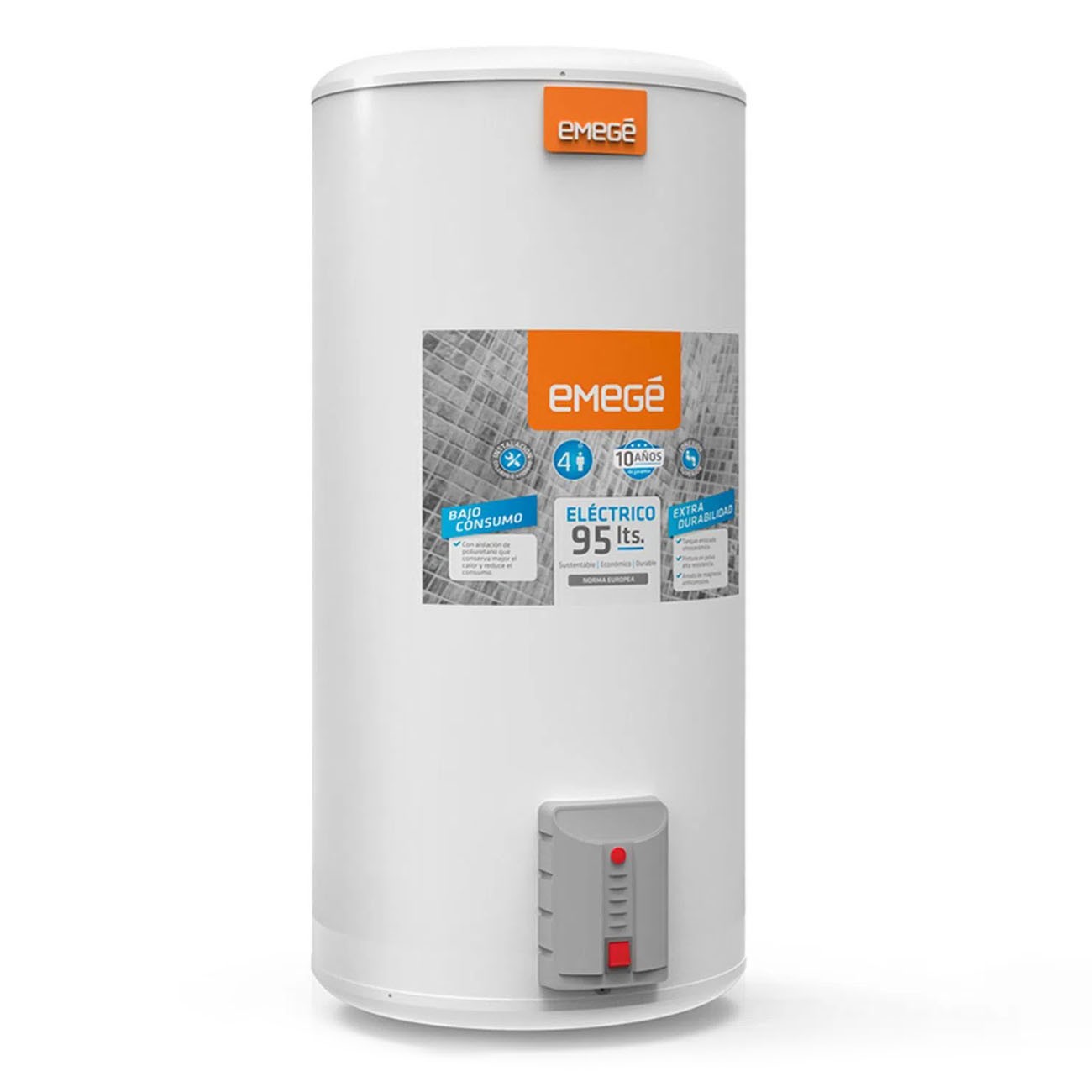Imagen Termotanque El&eacute;ctrico Emege Ttqe-95mg 95 Lts 1500w C/inf