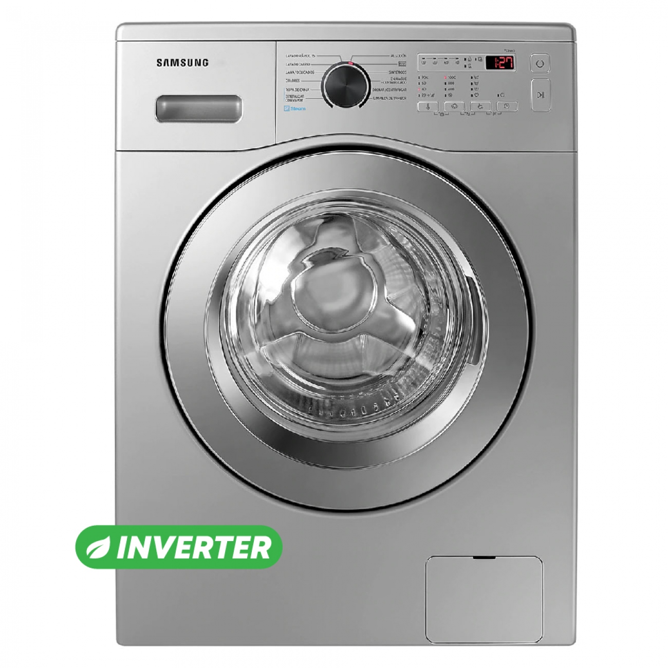 Imagen Lavarropas Autom&aacute;tico Inverter Samsung Ww65a Silver 6&period;5 Kg