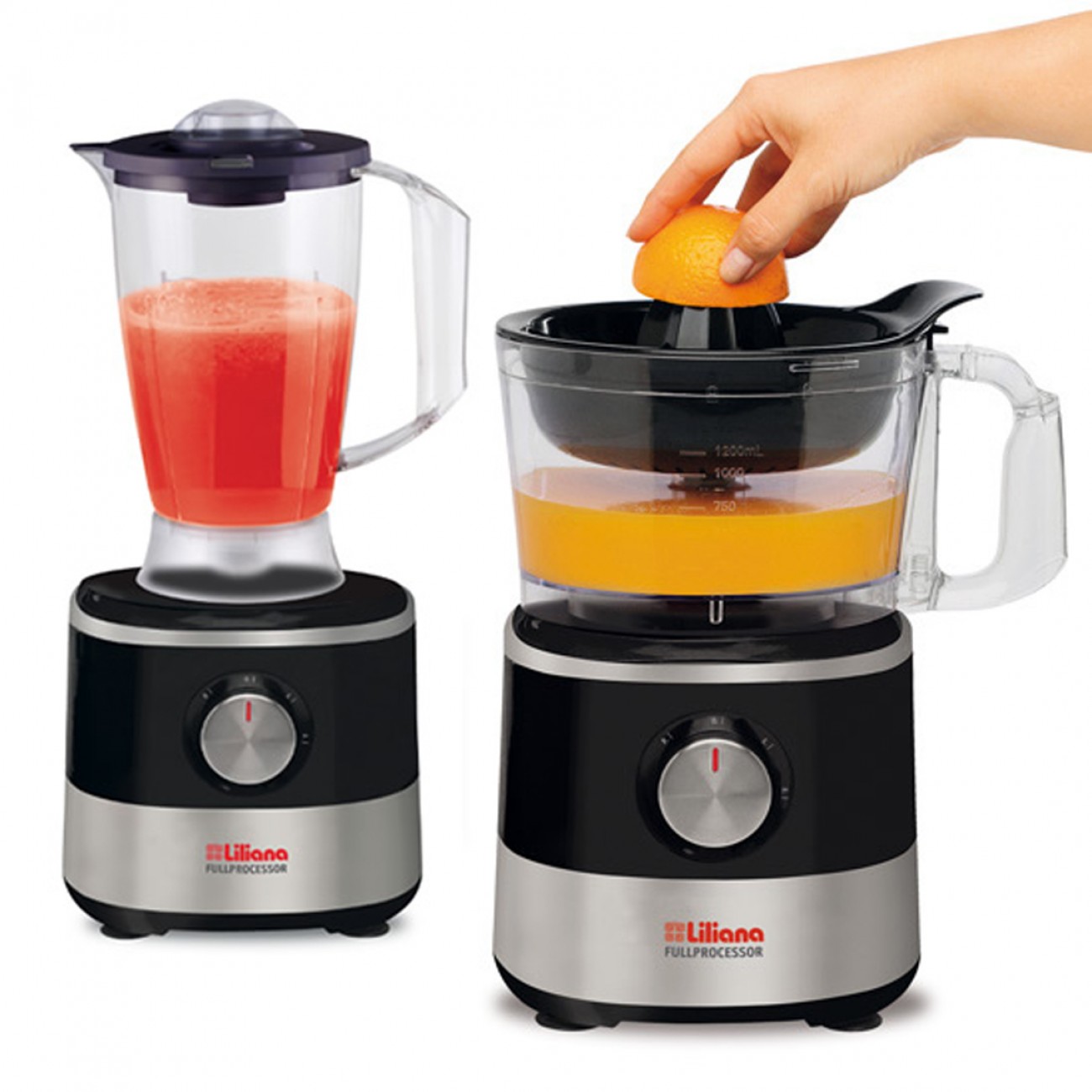 Imagen Multiprocesadora Liliana Am780 750w 9 Func Licuadora 1,7l