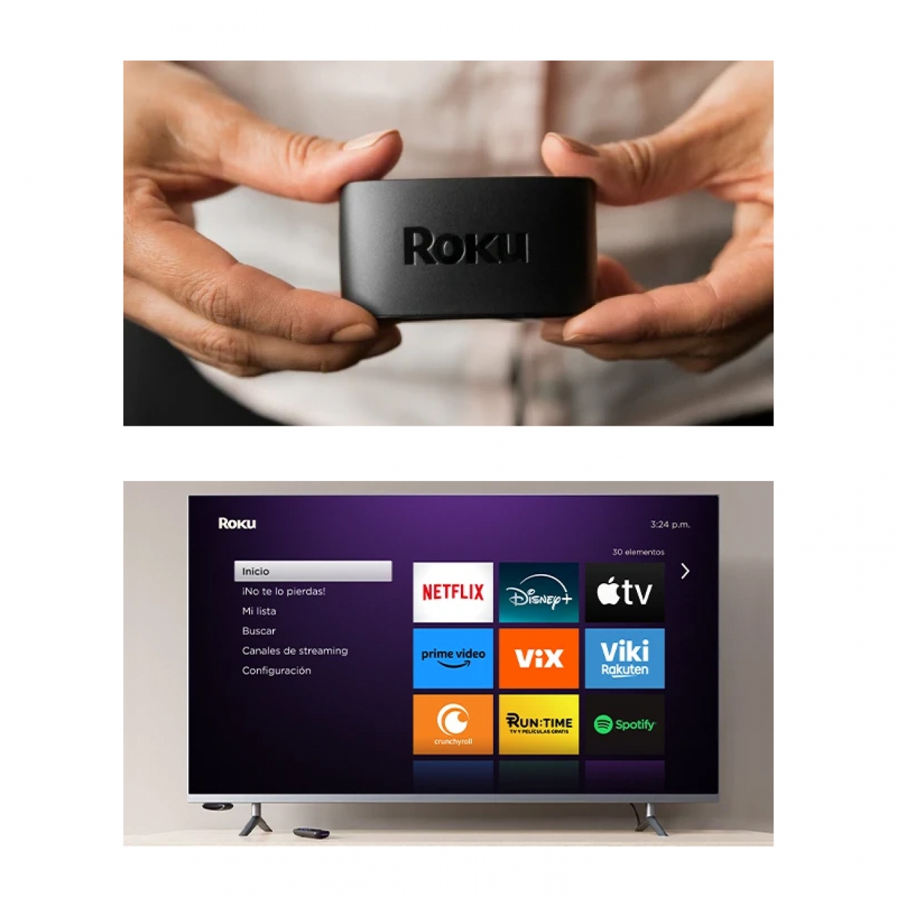 Imagen Conversor De Tv A Smart Roku 3960mx Streaming Hd