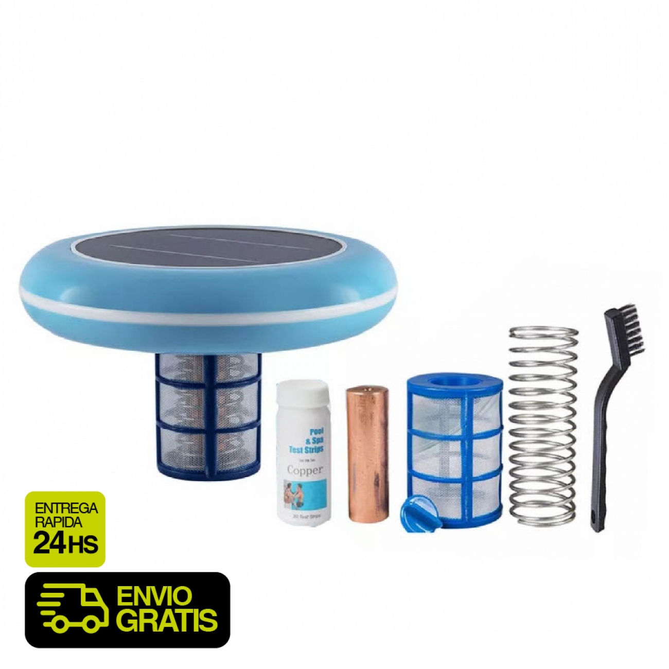 Imagen Ionizador Solar Para Piletas Sp16 100&period;000 L Electrodo Cobre