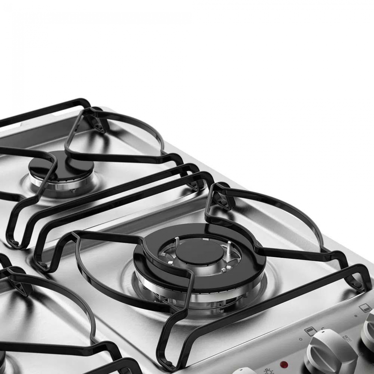 Imagen Cocina Electrolux 56dxq 4 Hornallas Acero Inoxidable