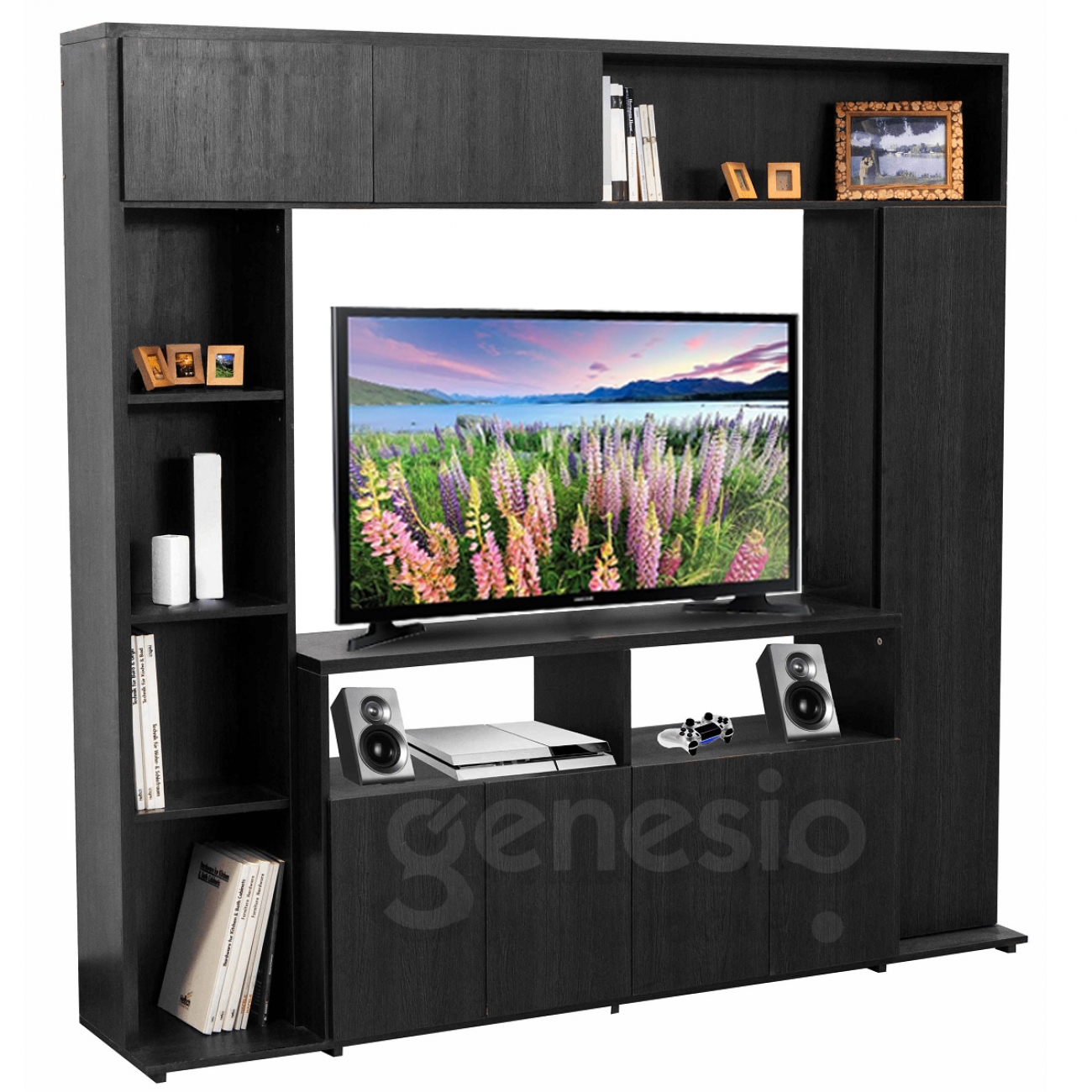 Imagen Mueble Modular Tv Led Platinum Mod 557  Negro