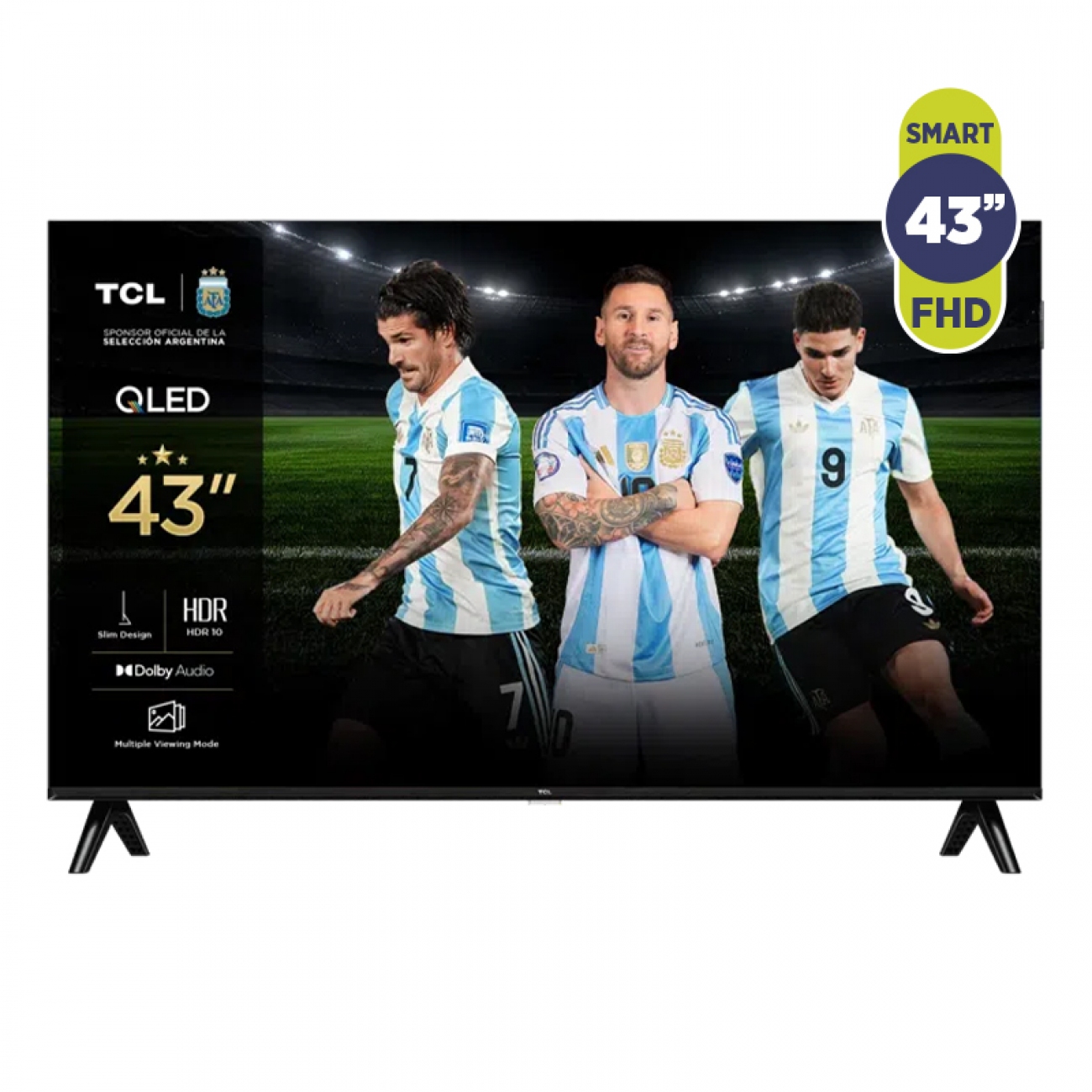Imagen Smart Tv 43" Qled Tcl 43s5k-f Google Tv Hdmi Usb