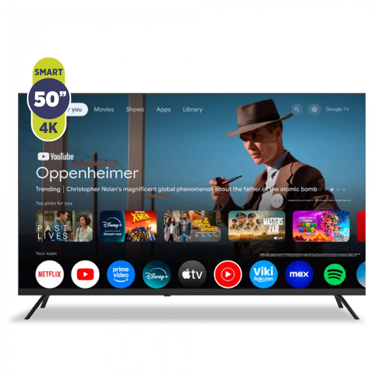Imagen Smart Tv 50" Bgh B5026us6g Google Tv Hdmi Usb