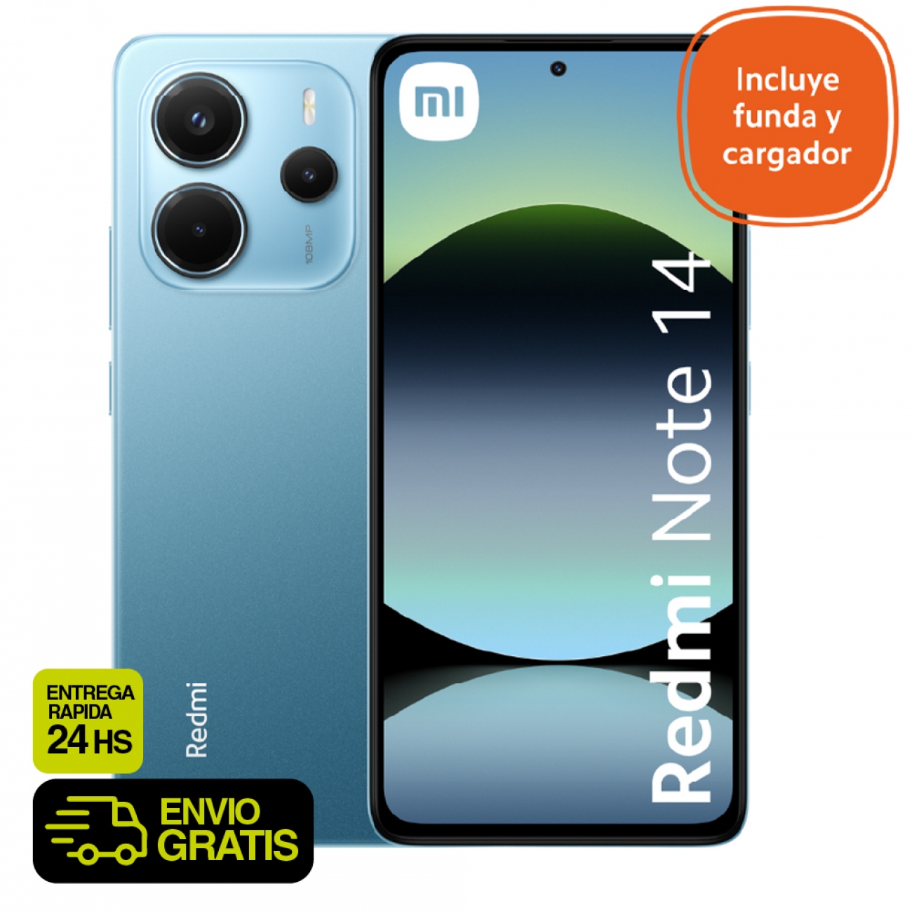 Imagen Celular Xiaomi REDMI NOTE 14 6GB 128GB 6.67" Ocean Blue