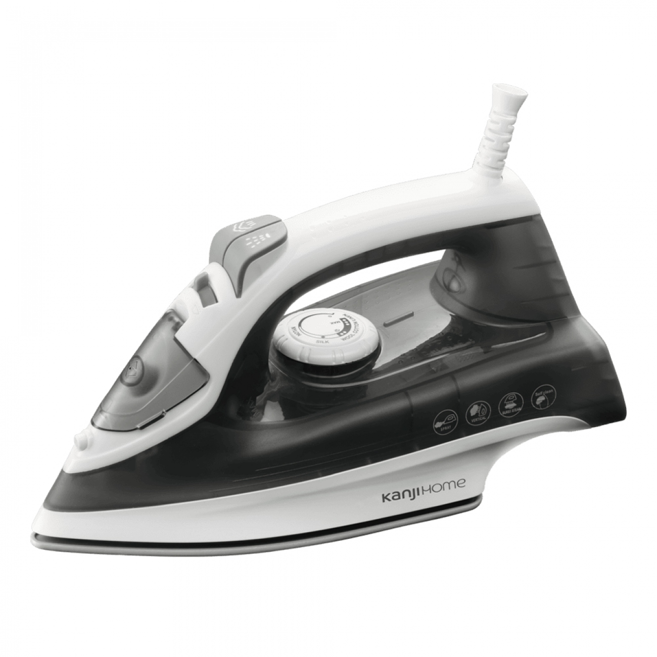 Imagen Plancha A Vapor Kanji Pl1603 1600w Base Ceramica