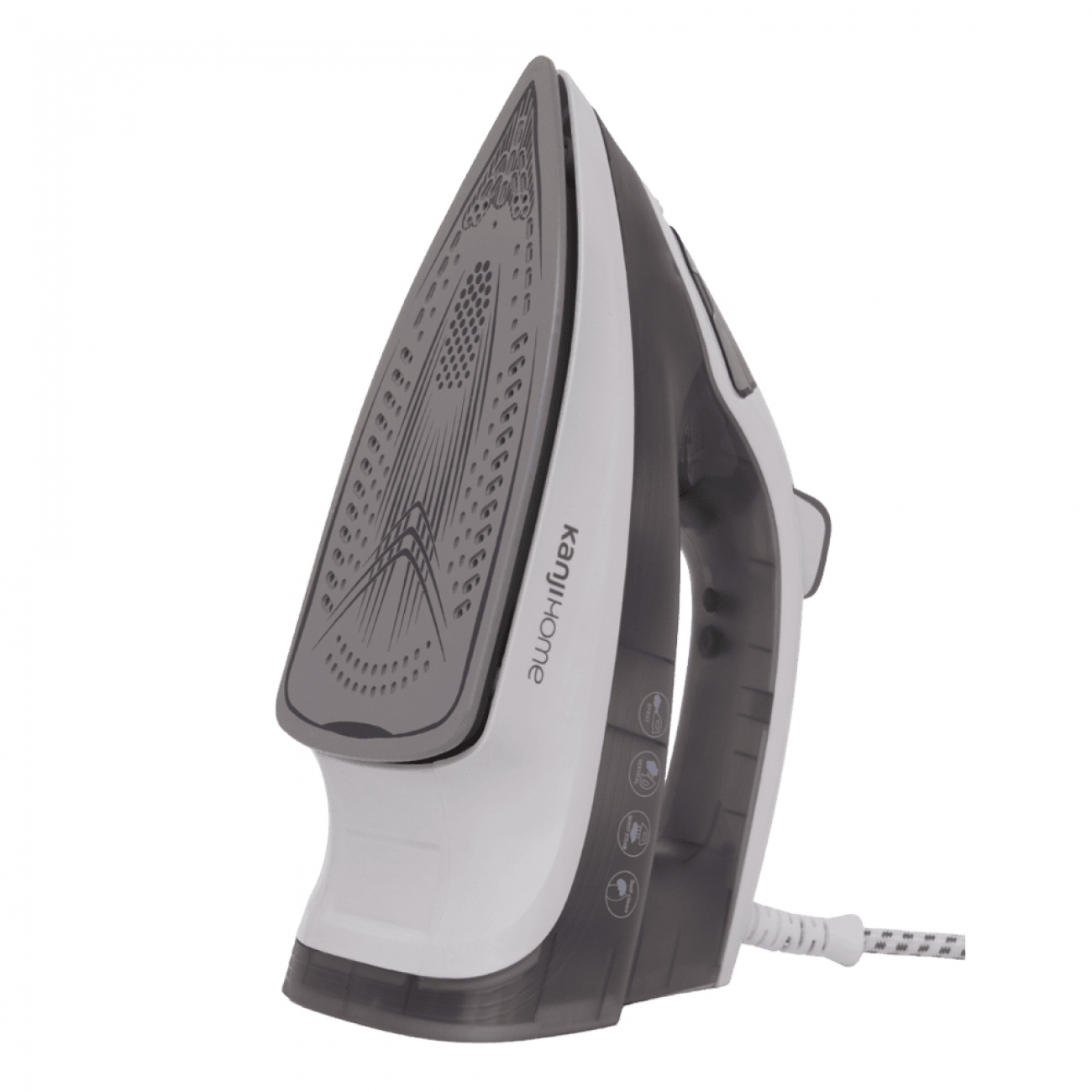 Imagen Plancha A Vapor Kanji Pl1603 1600w Base Ceramica