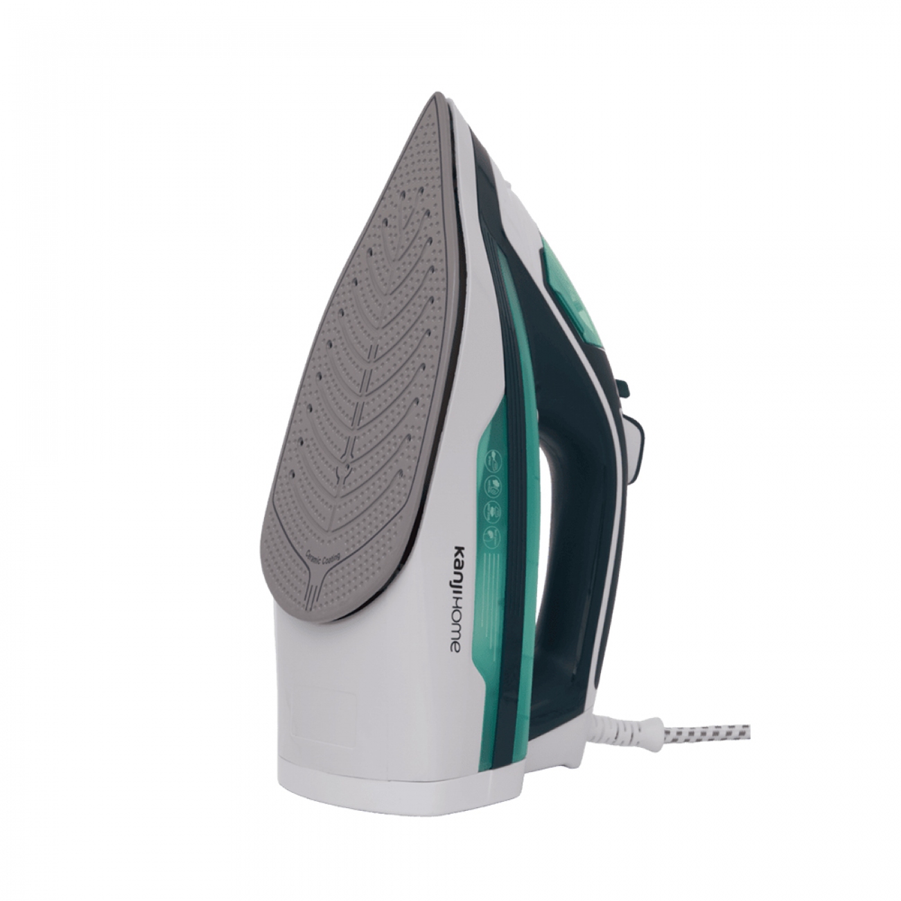 Imagen Plancha A Vapor Kanji Pl2403 2200w Base Ceramica